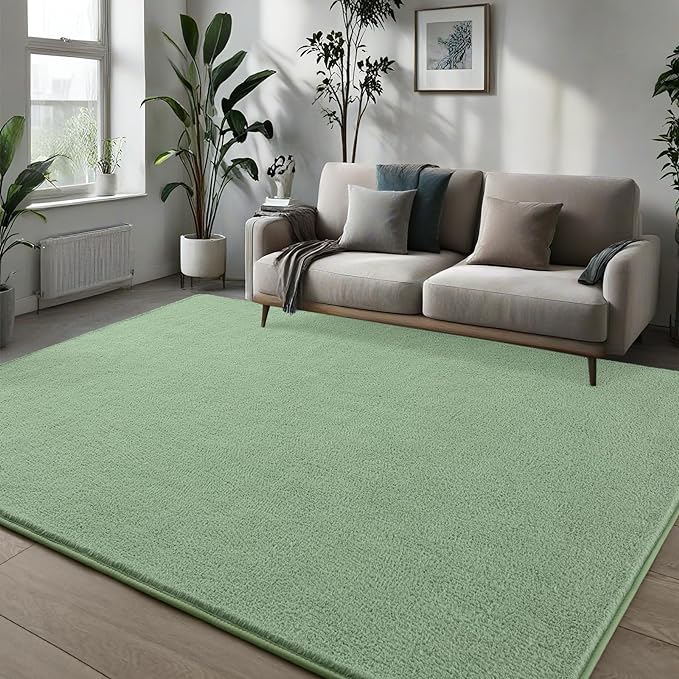 Pettop 5x7 ft Light Green Area Rugs - Image 3