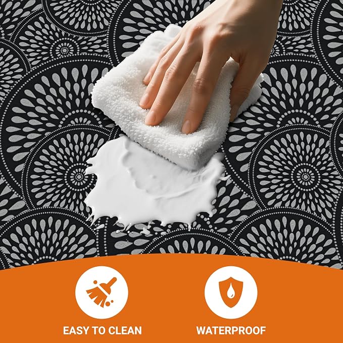 Mattitude Kitchen Mat, 17.3x39in Heavy Duty Ergonomic Comfort Foam Standing - Image 5