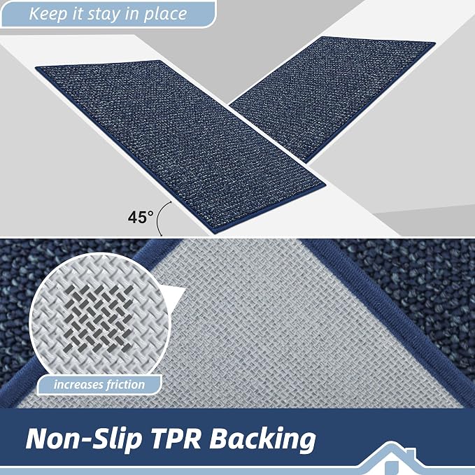 BEQHAUSE Dirt Trapper Door Mat 20" x 48", Non-Slip Washable Doormats Entrance - Image 6