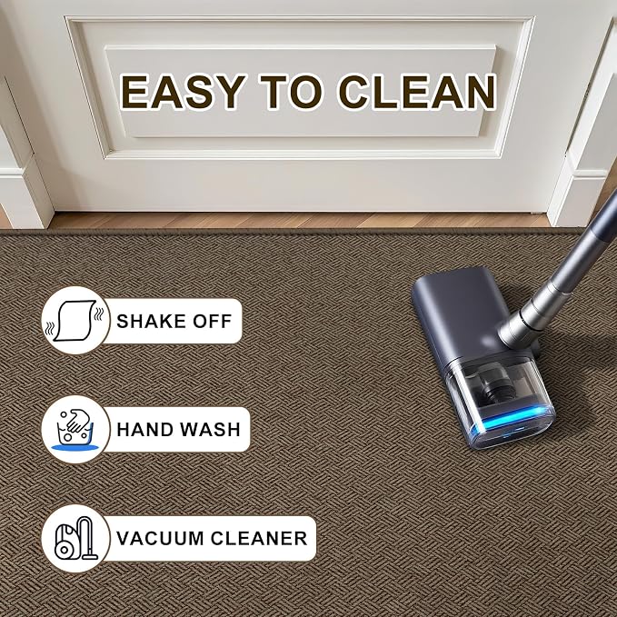 Ultra Thin Door Mat Indoor Entrance 24"x47", Low-Profile Indoor Door Mat - Image 5