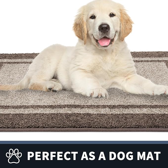 PURRUGS Dirt Trapping Door Mat 24" x 70", Non-Slip Machine Washable Entryway Rug - Image 6