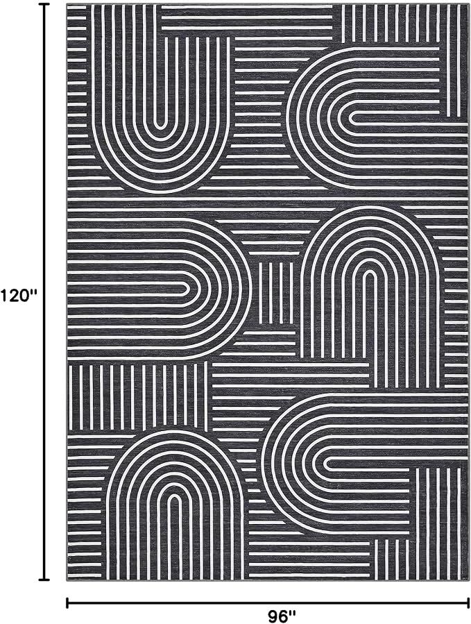 ROYHOME Washable Rug 8x10 Area Rugs - Image 2