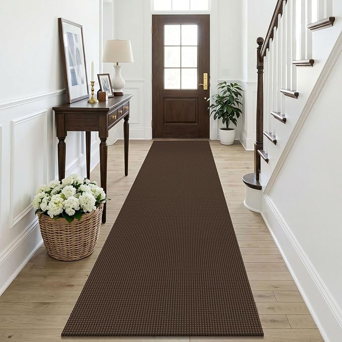 KOZYFLY Cotton Runners Rugs for Hallway 2.5'x10', Washable Runner Rug, Woven by KOZYFLY
