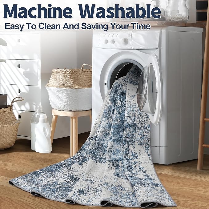 Area Rug Living Room Rugs: 5x7 Washable Rug - Image 7