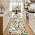 Runner Rug for Entryway: 2.6x14 Kitchen Rugs Non Slip Washable Ultra-Thin Soft by PLHXFRSoftAreaRugs