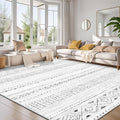 cotiled 8x10 Area Rugs Living Room Rug: Washable Boho Rugs by COTILED