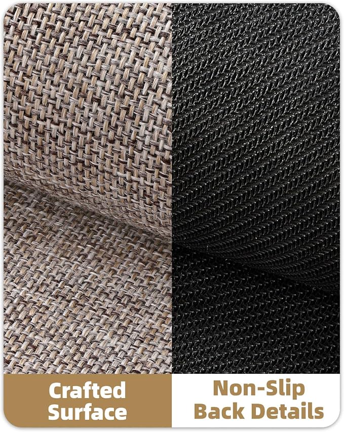 Color&Geometry Ultra Thin Indoor Door Mat 32"x48", Non Slip Rubber Backed Dirt - Image 6
