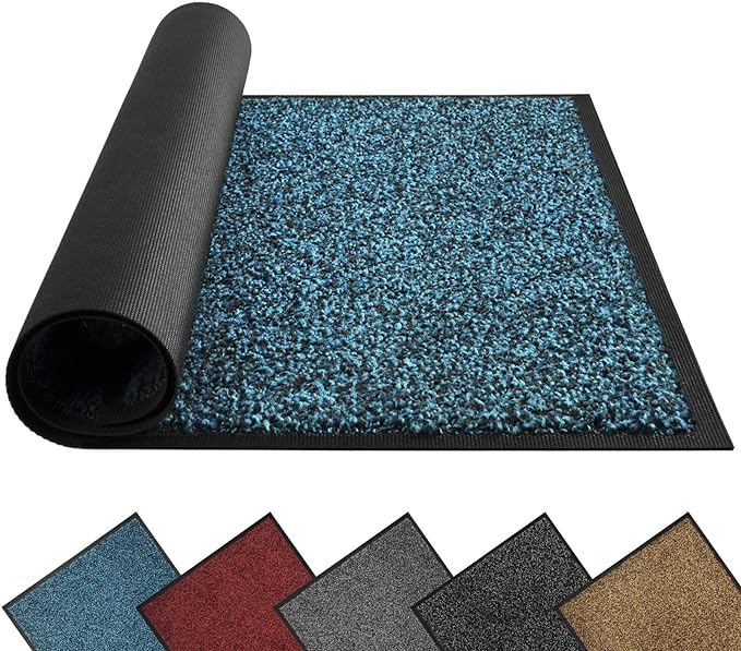 Mibao Super Absorbent Front Door Mat, Non-Slip Washable Indoor Doormats by Mibao