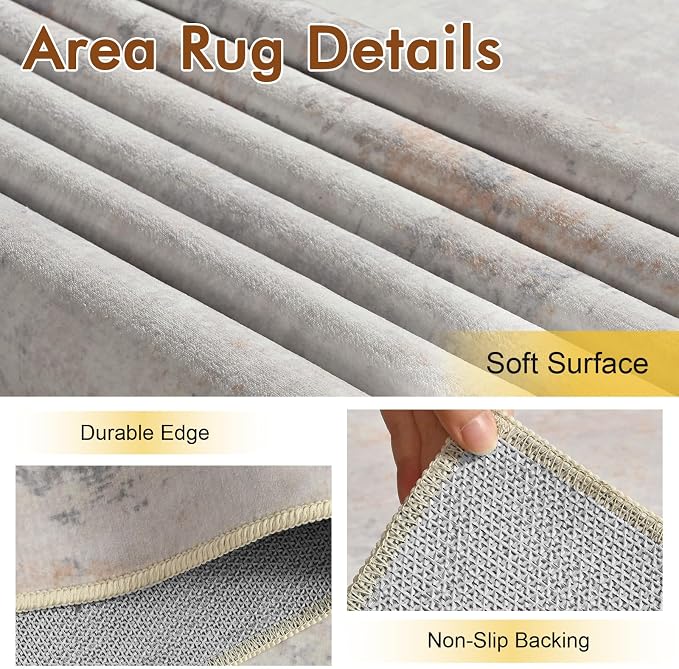 9x12 Ft Extra Large Washable Area Rugs - Image 6