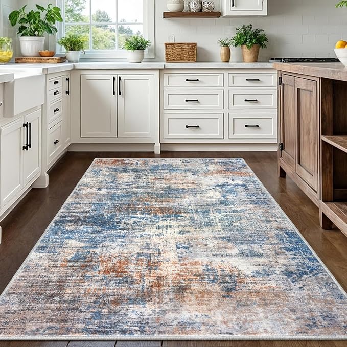 IOHOUZE Abstract Area Rugs 5x7 Ft Washable Rugs - Image 3