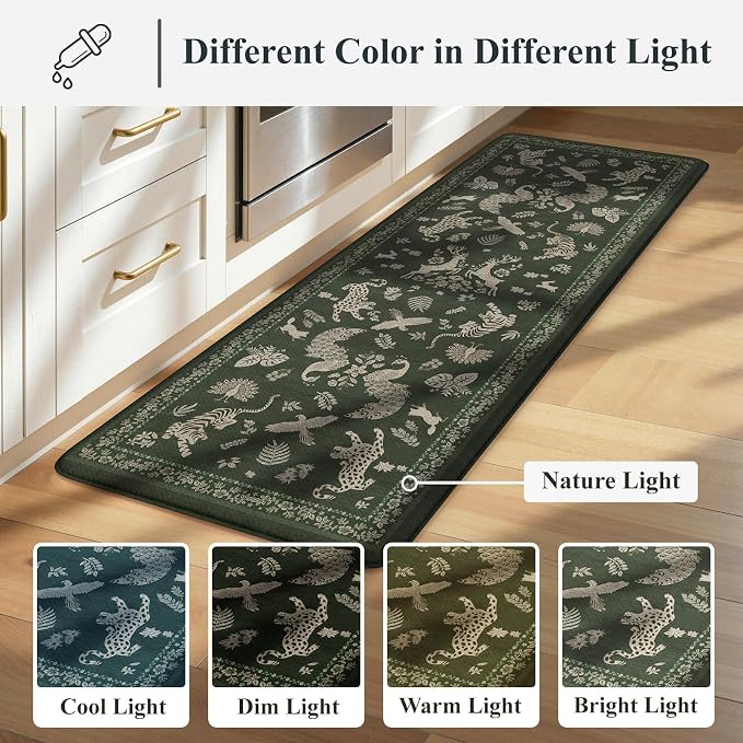 LEEVAN Anti Fatigue Mats for Kitchen Floor Non-Slip, Cushioned Kitchen Mats for - Image 10