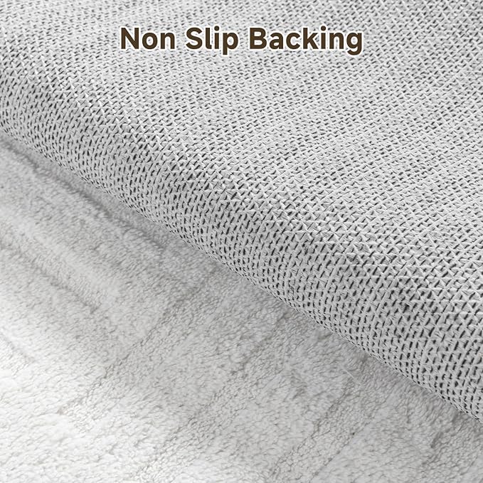Pauwer 9x12 Washable Area Rugs for Living Room Modern White Solid Color Soft - Image 5