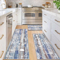 Vaukki Boho Kitchen Rug Sets 3 Pieces, Washable Kitchen Mats by Vaukki