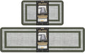 Mattitude Kitchen Mats Set of 2 Cushioned Rugs Anti-Fatigue Mats by Mattitude