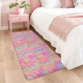 2x5 Feet Tie-Dye Rainbow Unicorn Rug by TENNOLA