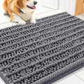 Smiry Dog Door Mat for Muddy Paws 30x20, Absorbent Dirt Trapper, Non-Slip by Smiry