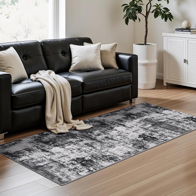 Rugflix 2x6 Runner Rug for Entryway, Kitchen Rugs Soft Non-Slip Washable - Image 2