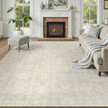 DCX 10x14 Beige Rug, Kid & Pet Friendly by DCXWashableRug