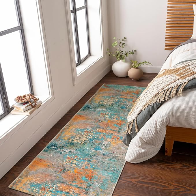 Lahome Modern Abstract Runner Rug by Lahome
