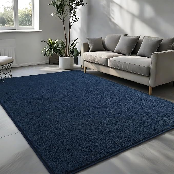 Pettop 4x6 ft Navy Blue Area Rugs - Image 2