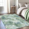 3x5 Area Rug for Bedroom, Modern Abstract Washable Rug by AMADAHOMEFURNISHING