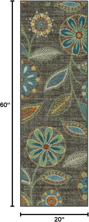 Maples Rugs Reggie Floral Runner Rug - Image 2