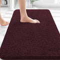 OLANLY Bathroom Rugs 35x24, Extra Soft Absorbent Chenille Bath Rugs, Rubber by OLANLY