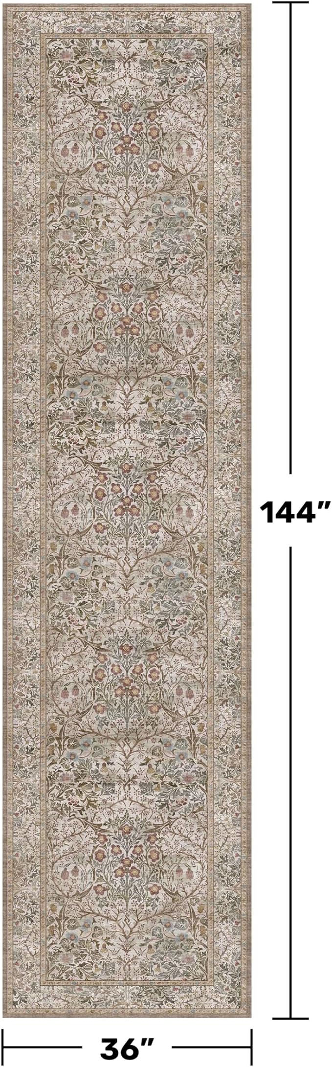 Moss 3x12 Extra Long Wide Runner Rug - Image 2