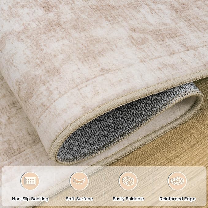 9x12 Area Rugs for Living Room Rug Washable: Modern Large Rug for Dining Room - Image 4