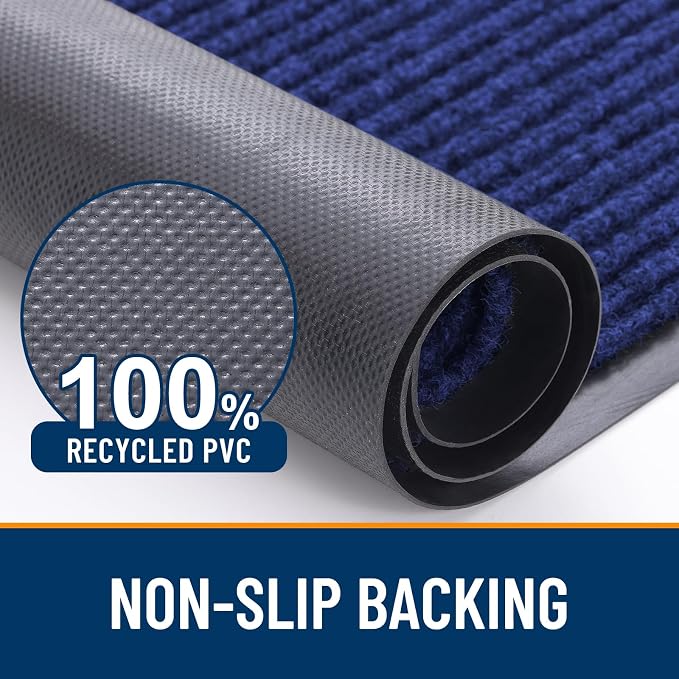 OLANLY Front Door Mat Indoor Outdoor Entrance, Waterproof Heavy Duty Doormat - Image 3