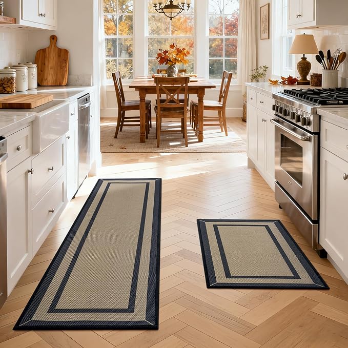 Kitchen Mat Non Slip, Washable Kitchen Rugs, Absorbent Kitchen Mats - Image 8