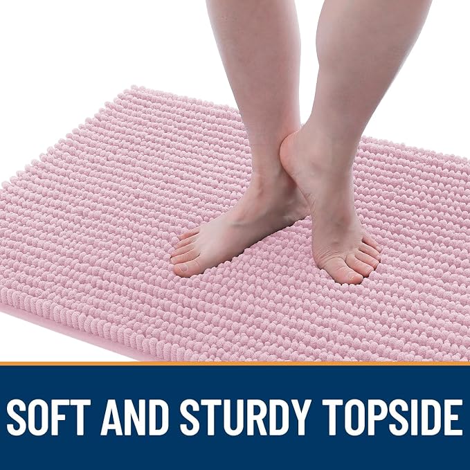 OLANLY Dog Door Mat for Muddy Paws 44x24, Ultra Absorbent Chenille Mud Doormat - Image 3