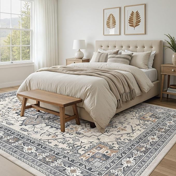 UERMEI 8x10 Area Rug Living Room Rugs - Image 3