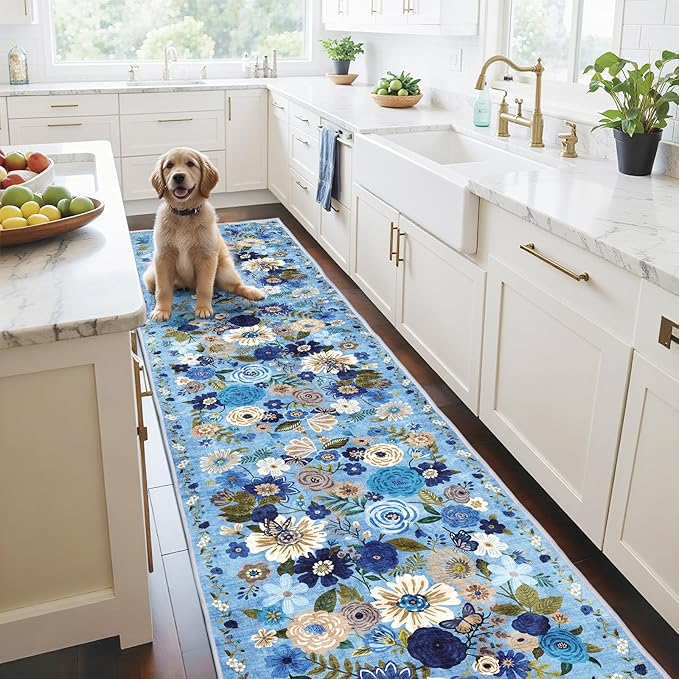 Rug for Hallways Kitchen Rug 2'6" x 14', Non Slip Washable Rugs - Image 6