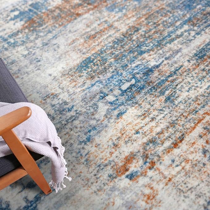 IOHOUZE Abstract Runner Rug 2x7 Ft Washable Runners - Image 8