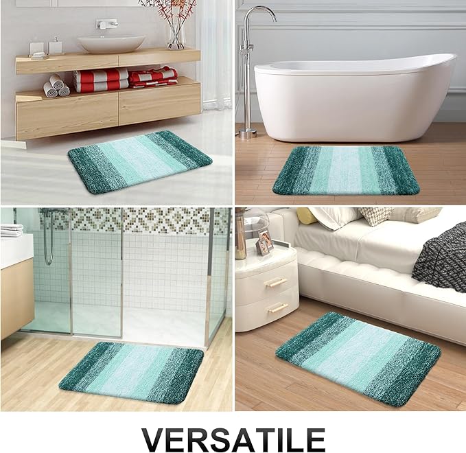OLANLY Bathroom Runner Rugs Mat 47x17, Extra Soft Absorbent Microfiber Bath Rugs - Image 6