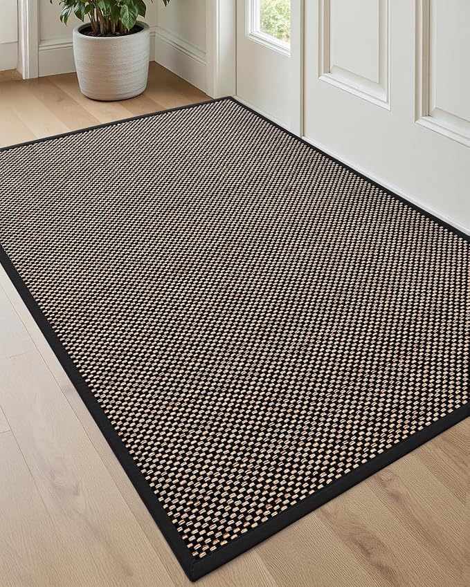 DEXI Ultra Thin Entryway Indoor Door Mat 32x48, Non Slip Rubber Backing Inside by DEXI