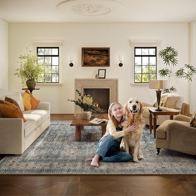 Area Rugs 9x12 Living Room: Washable Rugs - Image 6