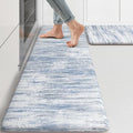 KIMODE Anti Fatigue Kitchen Mats 17"x47"+17"x29", Abstract Kitchen Rugs Sets of by StayinComfortCookwithJoy