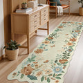 Lahome Floral Washable Runner Rug, Boho Ultra-Thin Kitchen Runners by Lahome