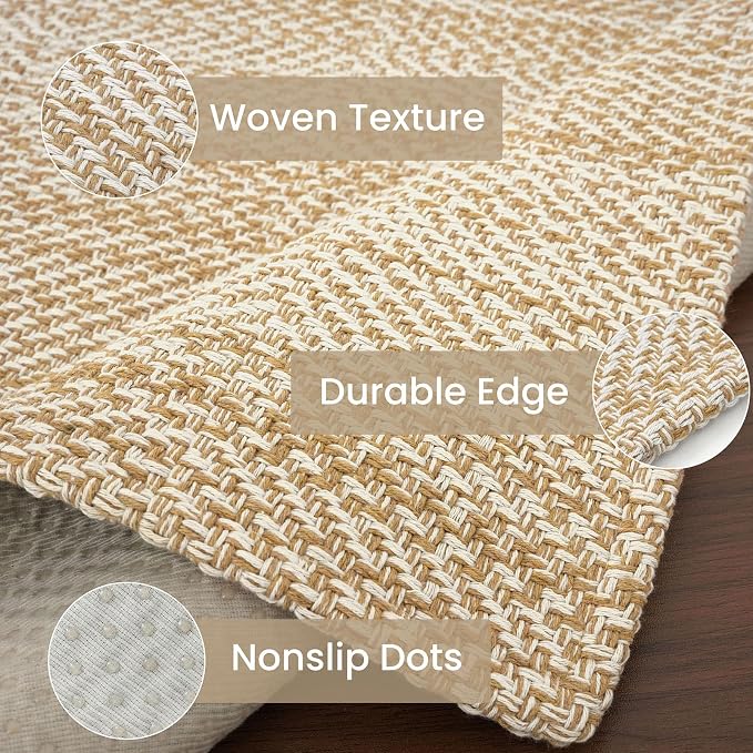 IOHOUZE Washable Runner Rug 2x8 Non Slip Rubber Backed Hallway Runner Entryway - Image 6