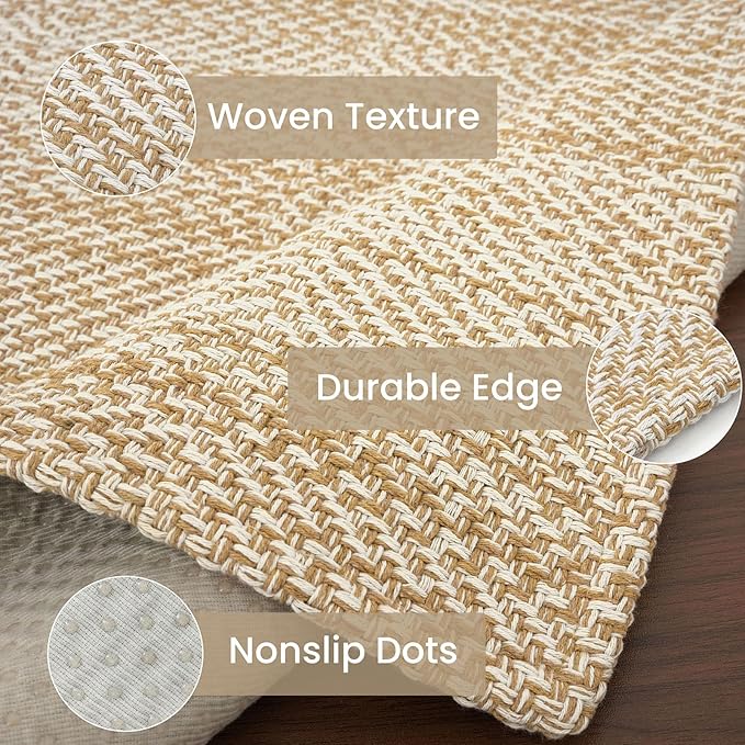 IOHOUZE Washable Exrea Long Hallway Runner Rug 3x20 Non Slip Rubber Backed - Image 6