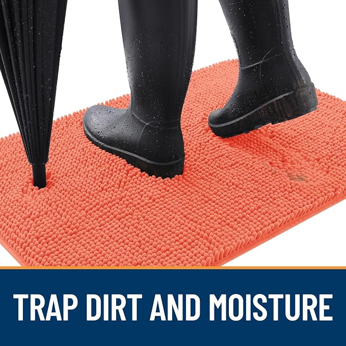 OLANLY Dog Door Mat for Muddy Paws 32x20, Absorbs Moisture and Dirt, Absorbent - Image 2