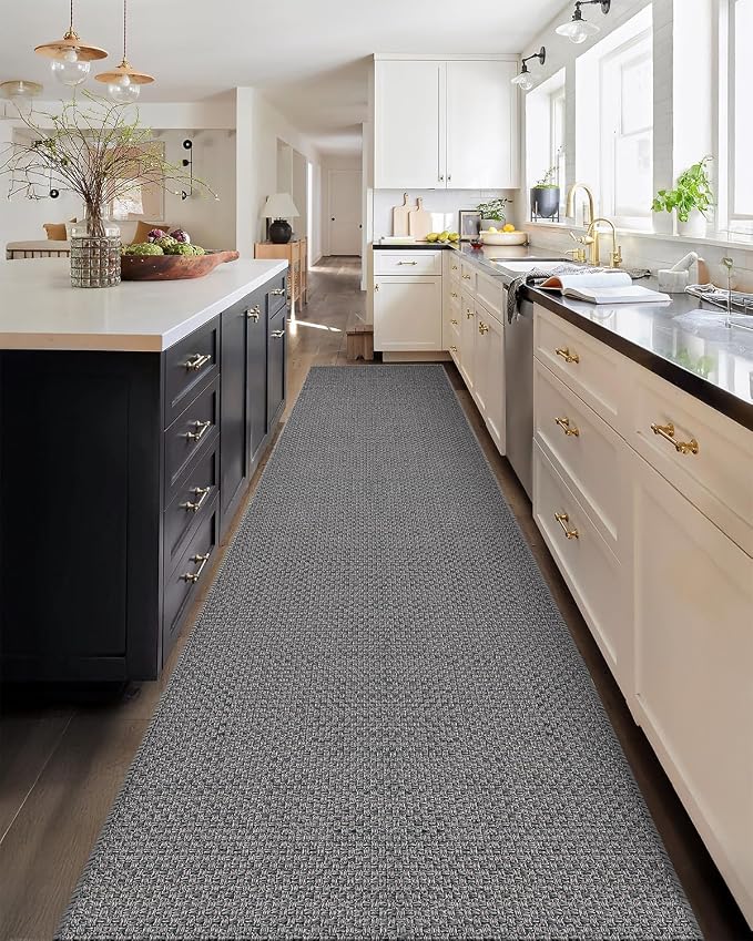 Color&Geometry Door Mat 2'4"x8' Runner Rug - Image 7