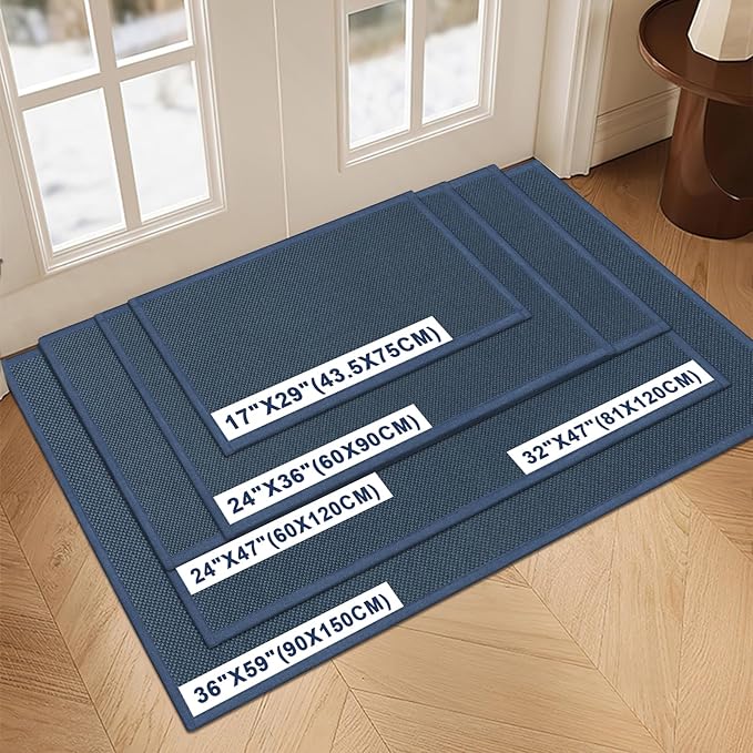 LEKEEPGO Door Mat 36"x59", Non Slip Door Mat Indoor Entrance, Rubber Backing - Image 2