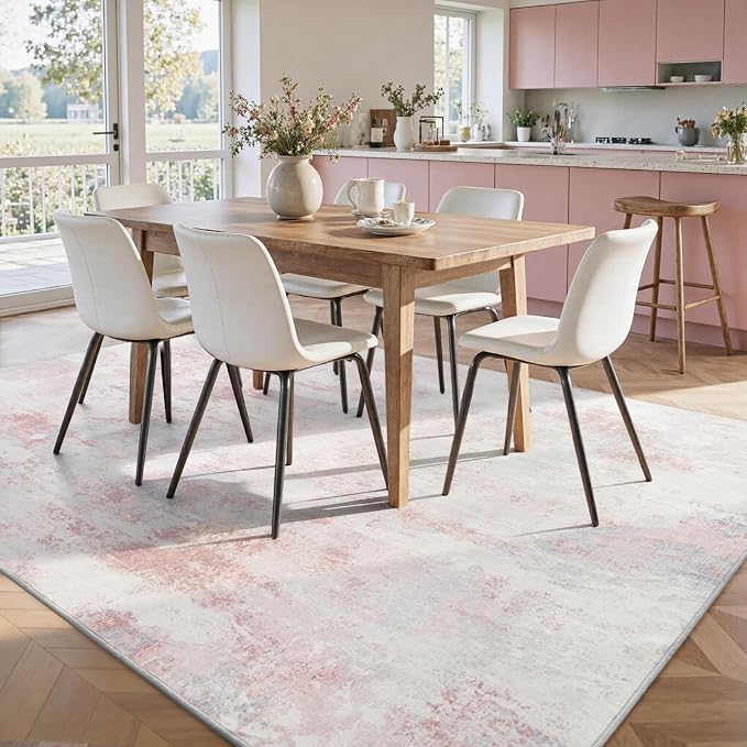 5x7 Ft Area Rugs for Living Room, Soft Non-Slip Washable Rugs Modern Abstract - Image 9