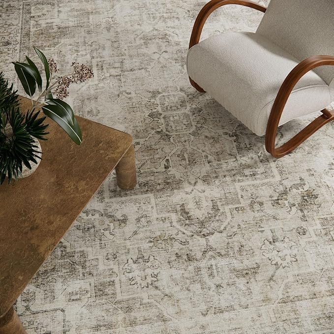 Washable Area Rugs for Living Room: 5x7 Bedroom Area Rugs Boho Vintage Rugs - Image 4