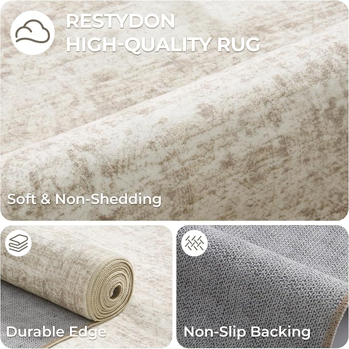 3x20 Washable Runner Rug for Hallway, Non-Slip Long Hallway Runner for Entryway - Image 7
