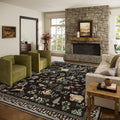 9x12 Area Rugs for Living Room: Washable Bedroom Rug Vintage Stain Resistant by palohom
