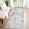 XLUEZ 2x7 Runner Rug for Hallway, Washable Modern Abstract Runner Rugs Neutral by XLUEZ